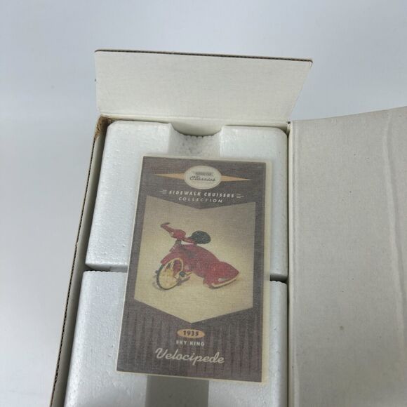 Hallmark Kiddie Car Classics 1935 Sky King Velocipede Sidewalk Cruisers Tricycle - Picture 3 of 7